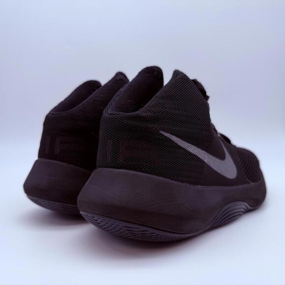 Nike Air Precision NBK Black Grey Mens 7.5 - Picture 5 of 12